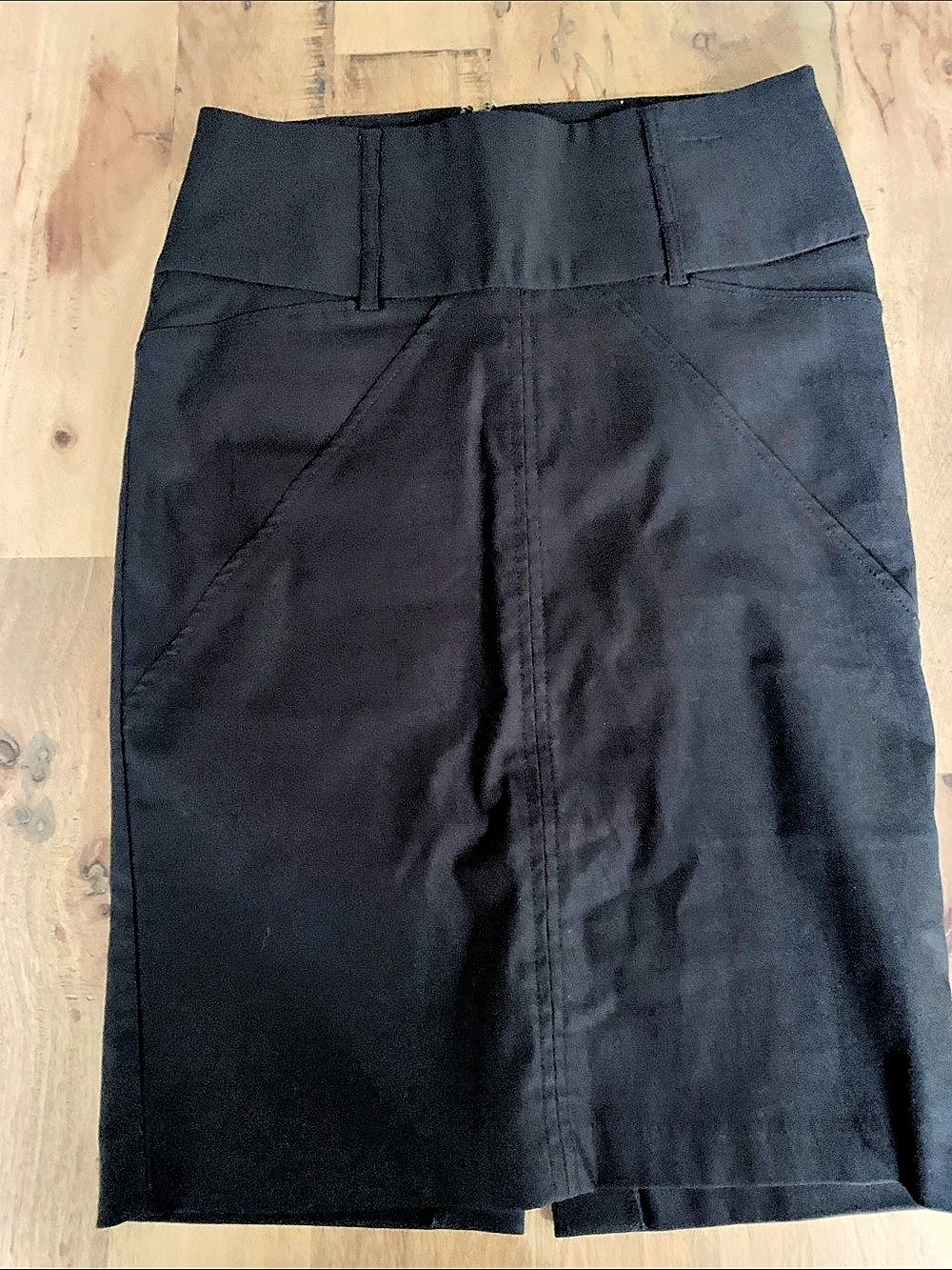 Black Mini Skirt Size 7 Cotton Blend Dynamite